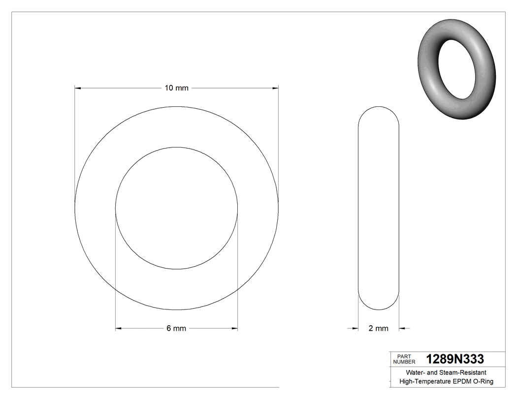Technical drawing - 1289N333